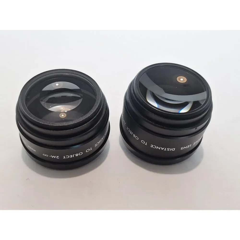 Qualide Auxiliary Telephoto & Wide Angle Lens Set w/ Case – Very Clean